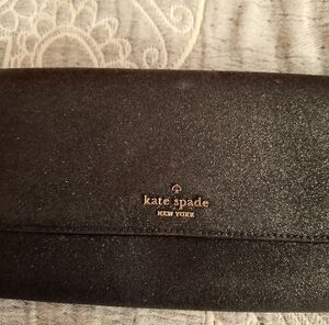 Kate Spade Glittery Black Evening Bag